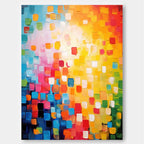 Wall Art Abstract Minimalist Bold Color