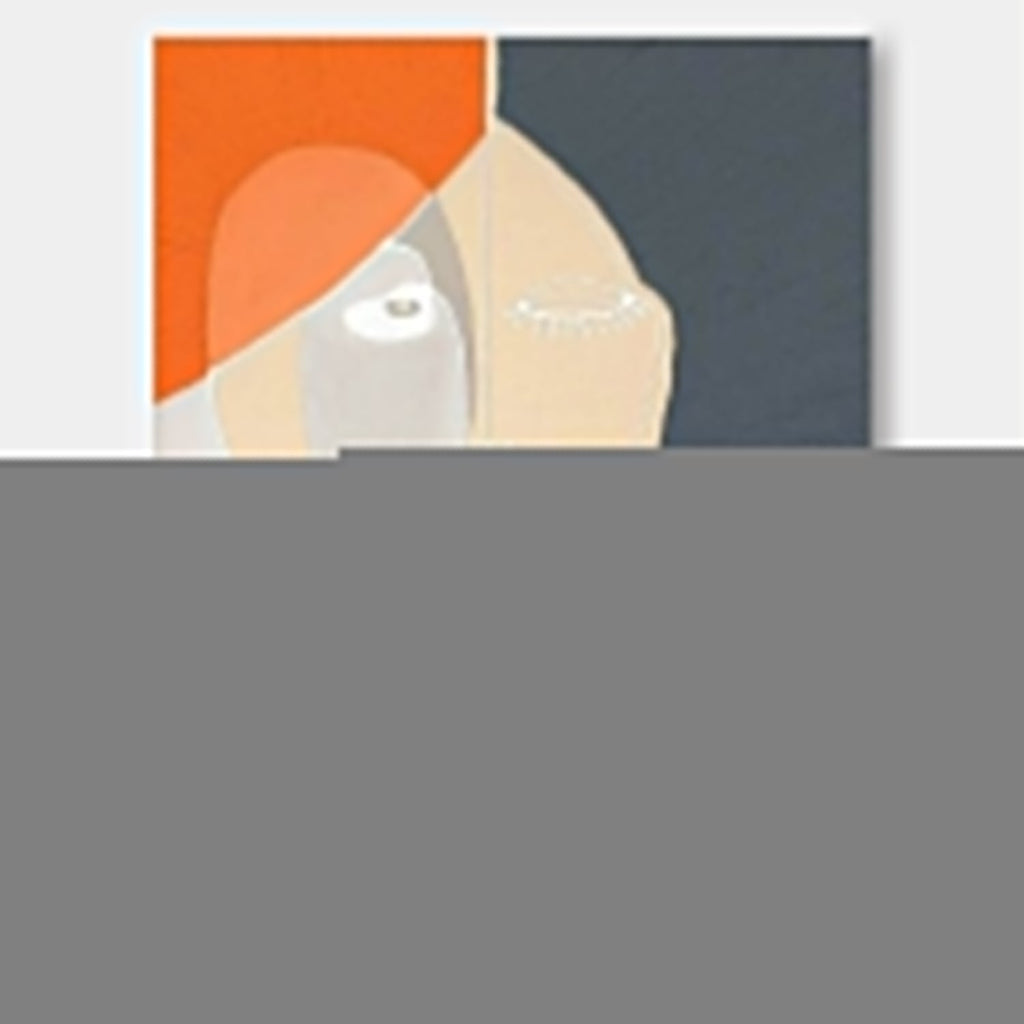 Cubist Abstract Portrait Serene Modern Wall Art