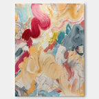 Wall Art Abstract Expressionist Maximalist Decor