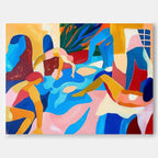Wall Art Abstract Cubist Figurative Joyful