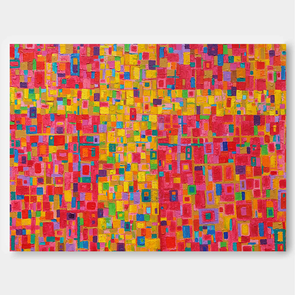 Wall Art Abstract Minimalist Bold Color
