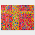 Wall Art Abstract Minimalist Bold Color