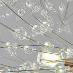 Arisha Modern Dandelion LED Pendant Light GoldCrystal Bedroom/Living Room