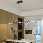 Arisha Modern Wave Pendant Light, 3 Colour