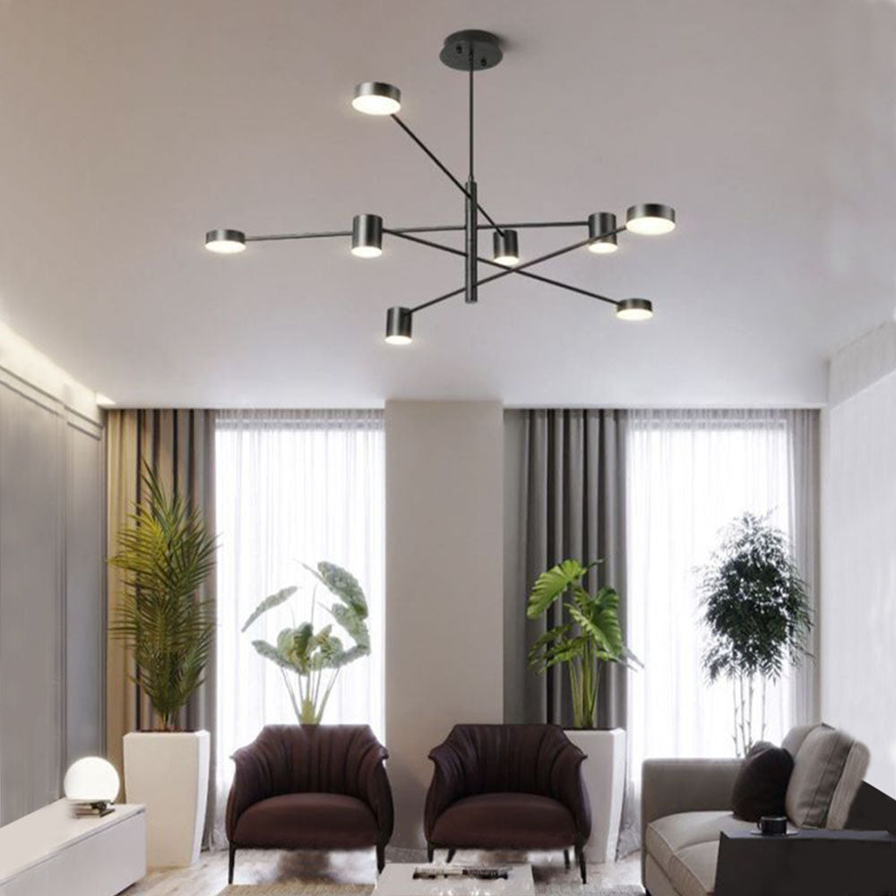 Arisha Pendant Light Branch Industrial Black/Gold, Bedroom