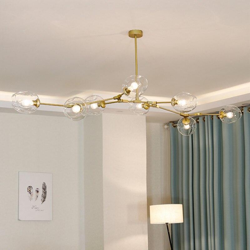 Kirae Nordic Modern Glass Pendant Light Clear Bubble