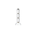 Valentina Minimalist Combination Glass Pendant Light, Clear