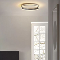 Arisha Modern Ring Metal/ Flush Mount Ceiling Lights, Silver