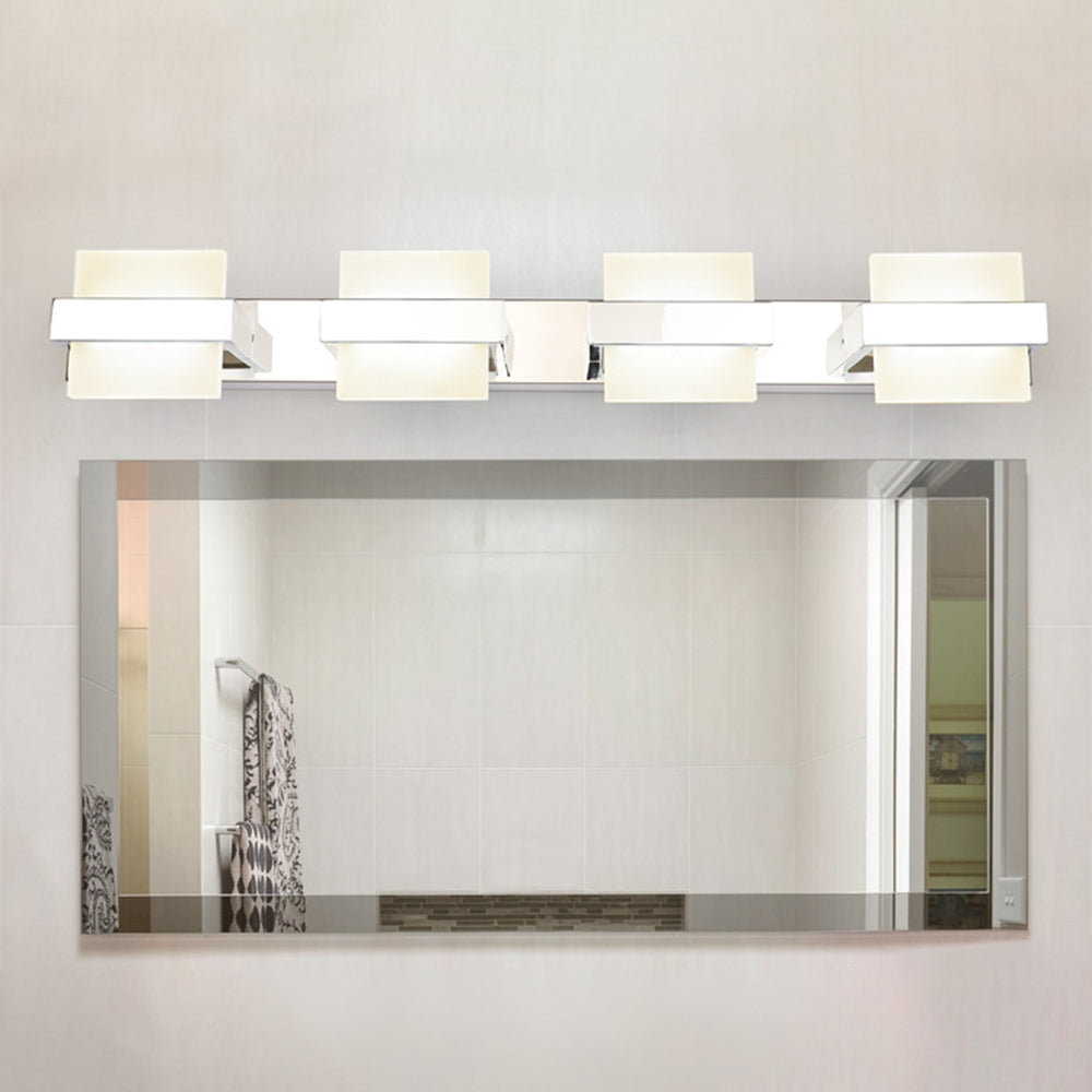 Arisha Modern Lantern Metal/ Wall Lamp, Silver