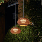 Ray Modern Lantern Pendant Light, Metal/, Beige/Coffee