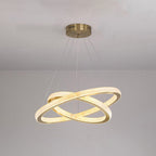 Kristy Contemporary Gold Luxury Ring Pendant Light