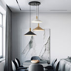 Aria Vintage Umbrella Monochrome Pendant Light