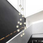 Valentina Modern Multi Clean Globe Pendant Light, Foyer