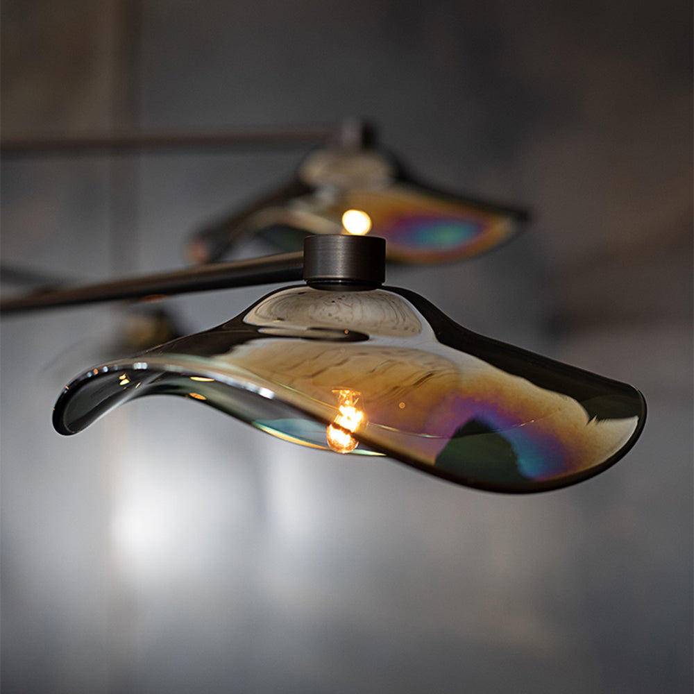 Arisha Modern Branch Metal Pendant Light, Clear/Multicolor