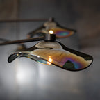 Arisha Modern Branch Metal Pendant Light, Clear/Multicolor