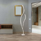 Louise Modern Simple Floor Lamp, Black & White