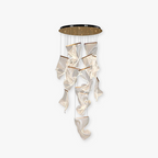 Arisha Luxury Artistic Chandelier, Gold
