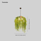Ritta Art Natural Plant/Flower Decor Pendant Light Living Room