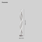 Mira Postmodern Linear Floor Lamp, Black/White