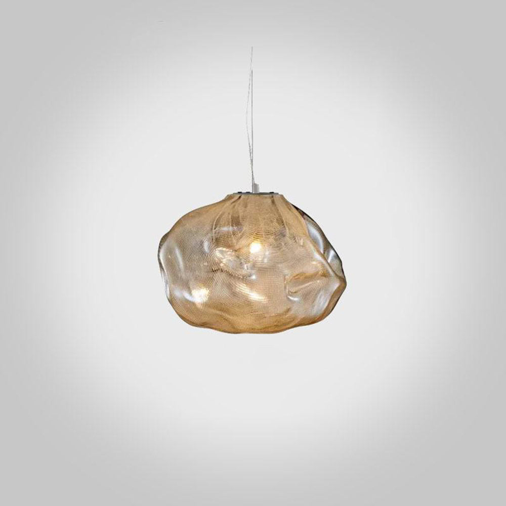 Avi Minimalist Spherical Glass Pendant Light, 3 Colour