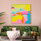 Wall Art Abstract Modern Playful Energetic