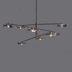 Arisha Modern Branch Metal Pendant Light, Clear/Multicolor