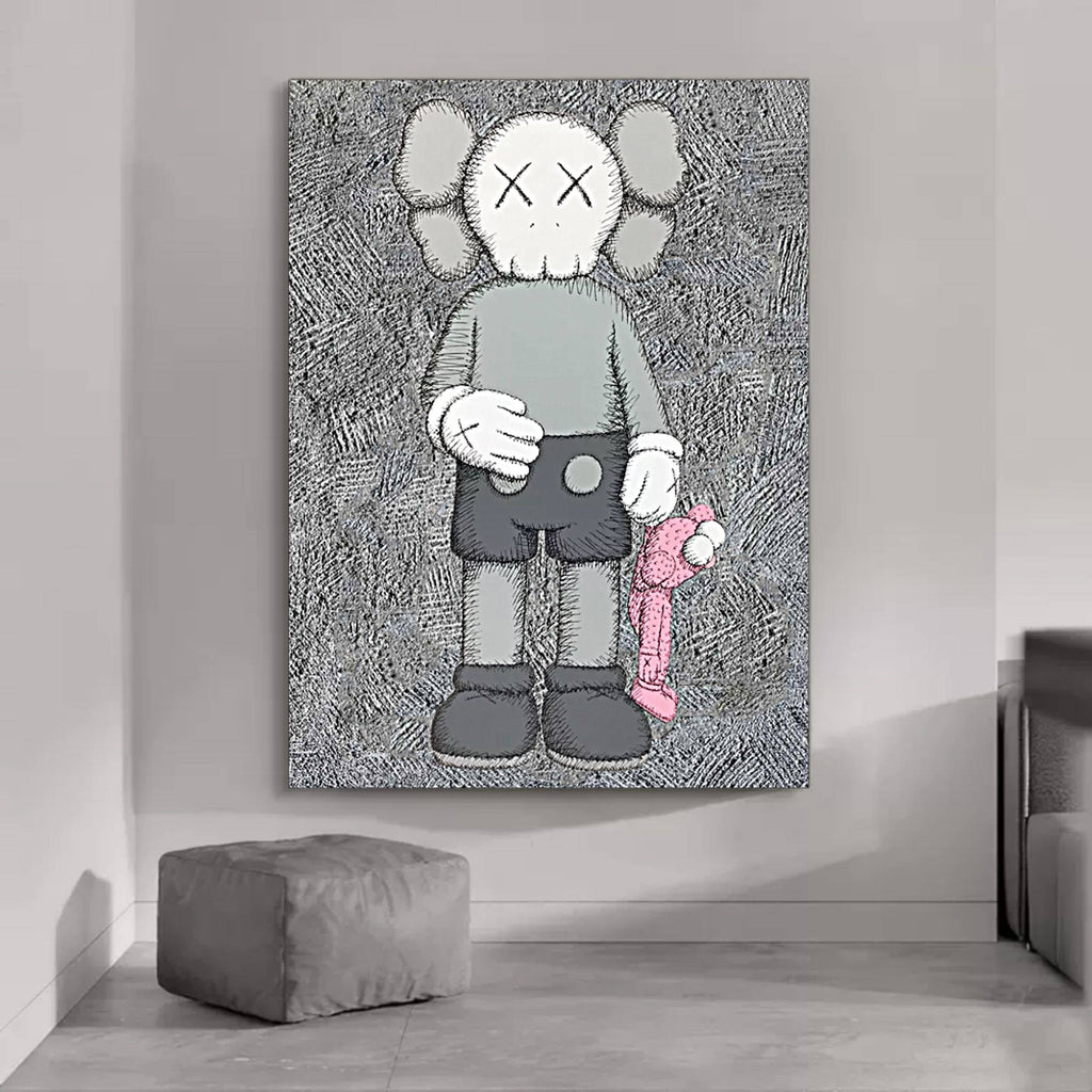KAWS Companion Figure Pop Art Painting