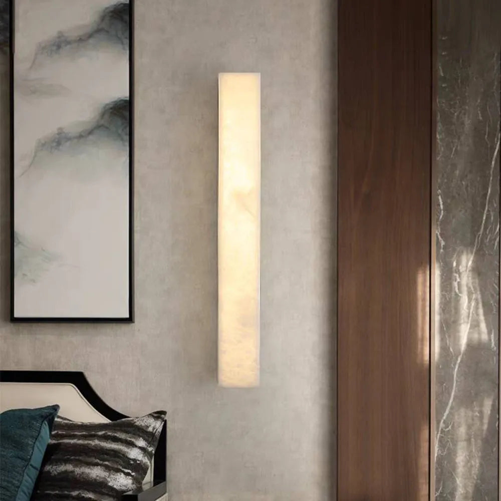 Ayen Modern Rectangular  Outdoor Wall Lamp, White