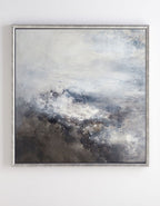 Neutral Abstract Landscape Oil Painting