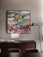 Wall Art Abstract Expressionist Botanical Modern