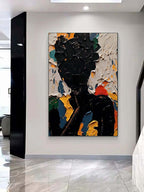 Maya Colorful Figure Wall Art