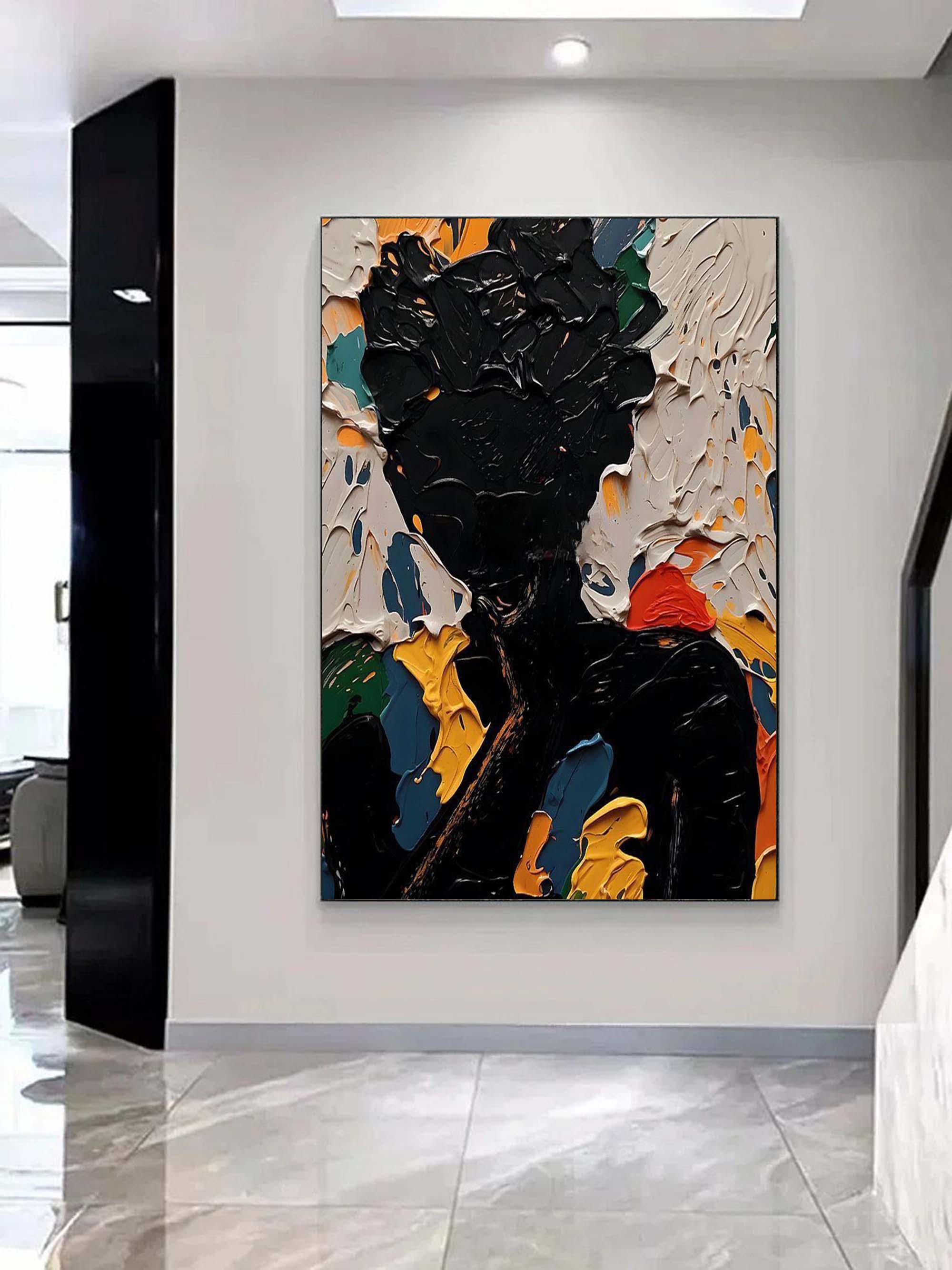 Maya Colorful Figure Wall Art