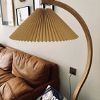 Muto Unique LED Floor Lamp, Wood/Metal, Living Room