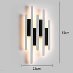 Arisha Industrial Black & White Wall Lamp, 2 Styles
