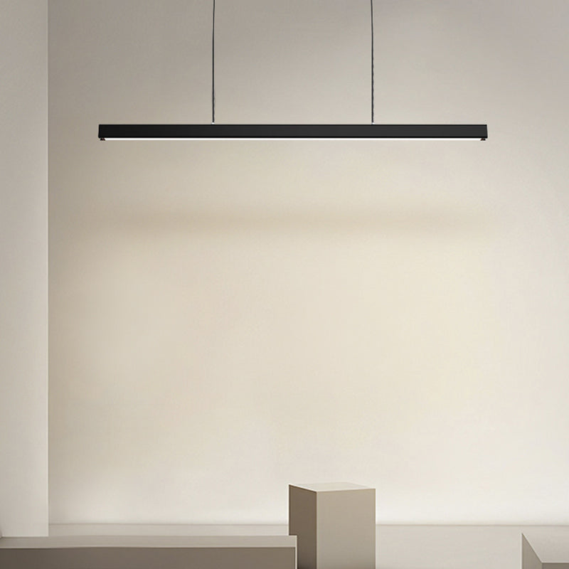 Orva Minimalist Classic Black & White Linear Pendant Light