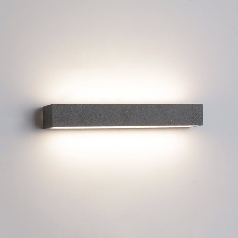 Fyra LED Outdoor Wall Lamp, Black & White