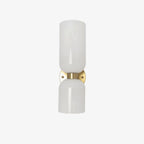 Arisha Wall Lamp Simple Double-head, White/Blue/Gray/Chrome, Bedroom