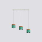 Valentina Modern Can Shape Metal/Wood Pendant Light