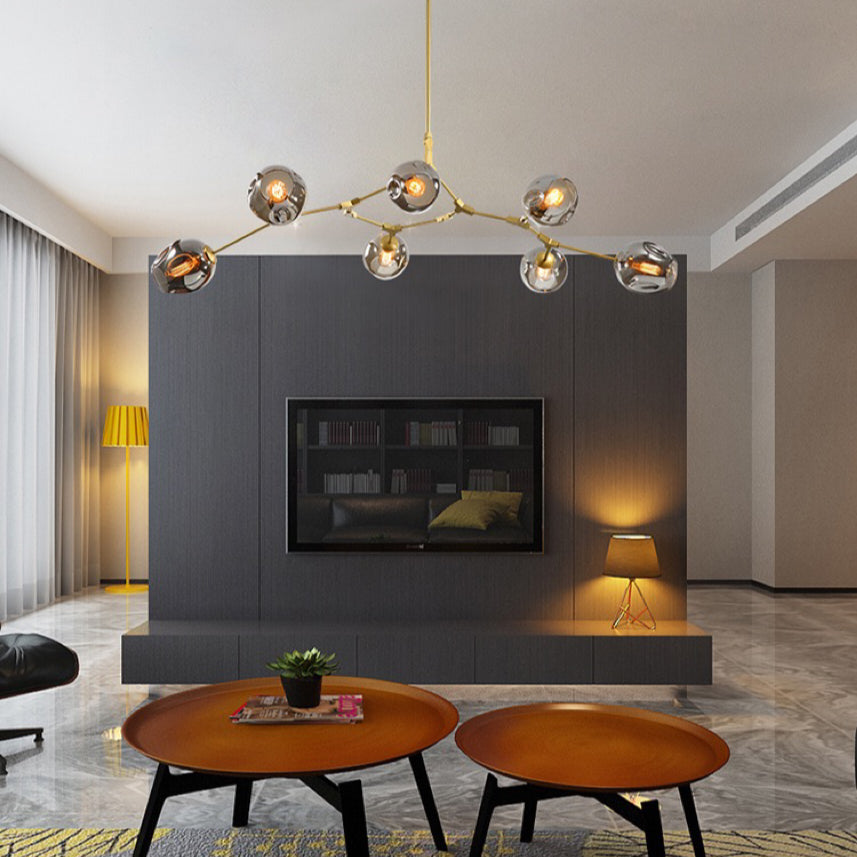 Kirae Nordic Modern Glass Pendant Light Clear Bubble
