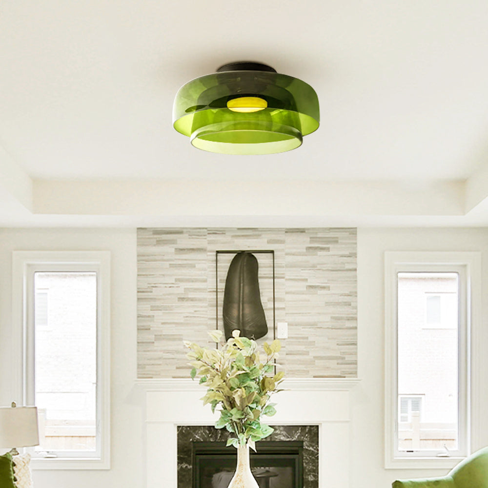 Aria Modern Simple Creative Glass Flush Mount Ceiling Light