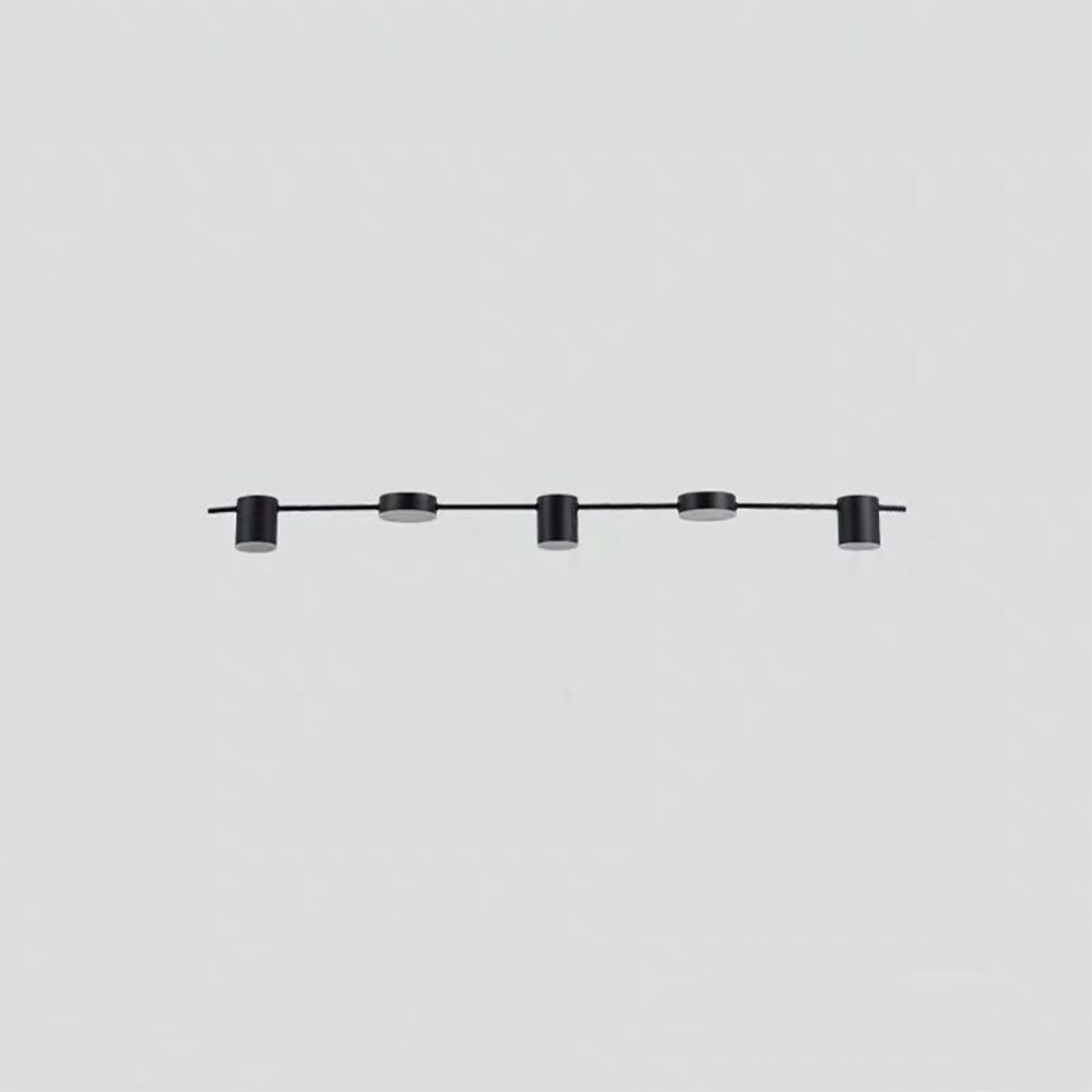 Arisha Minimalist Multi Metal Pendant Light, Black/Gold