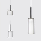 Valentina Minimalist Modern Glass LED Pendant Light, 3 Style