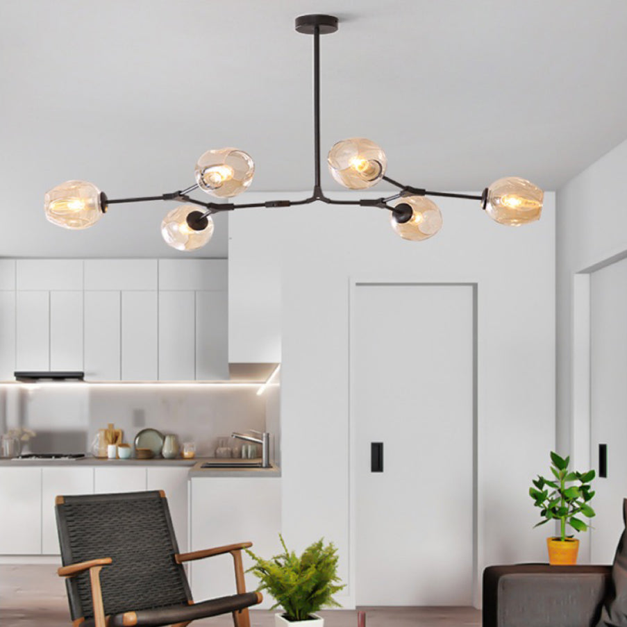 Kirae Nordic Modern Glass Pendant Light Clear Bubble