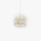 Arisha Elegant Dandelion Minimalist Luxury Pendant Light, Gold/Chorme
