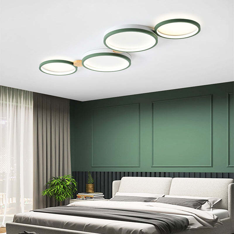 Arisha Round Flush Mount Ceiling Light 3 Colour 3/4/5/6/7 Heads