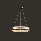 Arisha Modern Round/Oval /Metal Pendant Light, Gold