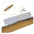 Muto Rotatable Crackle Nature Wood Board LED Wall Lamp
