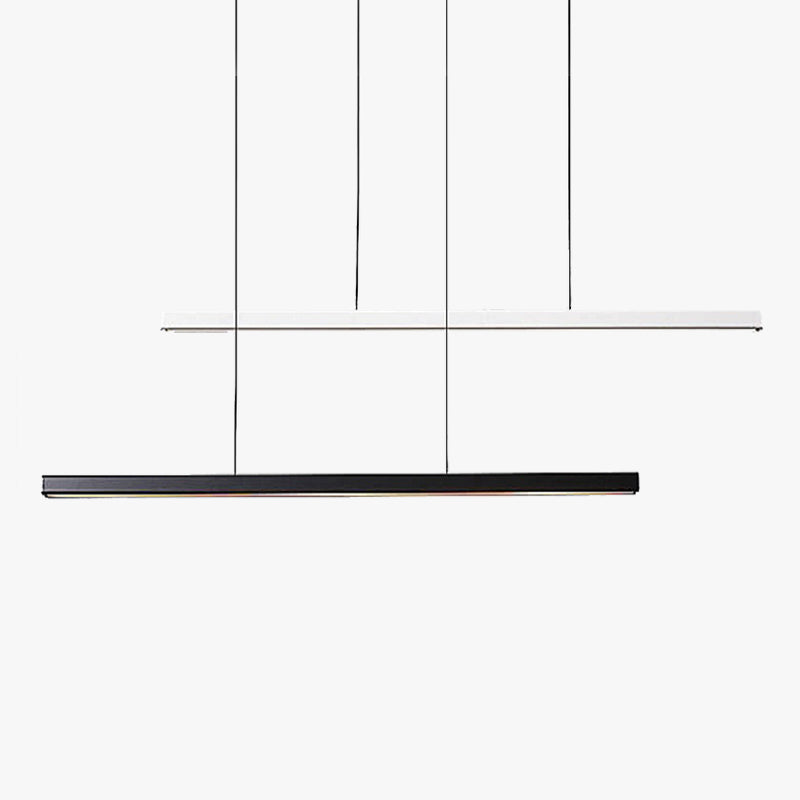Orva Minimalist Classic Black & White Linear Pendant Light