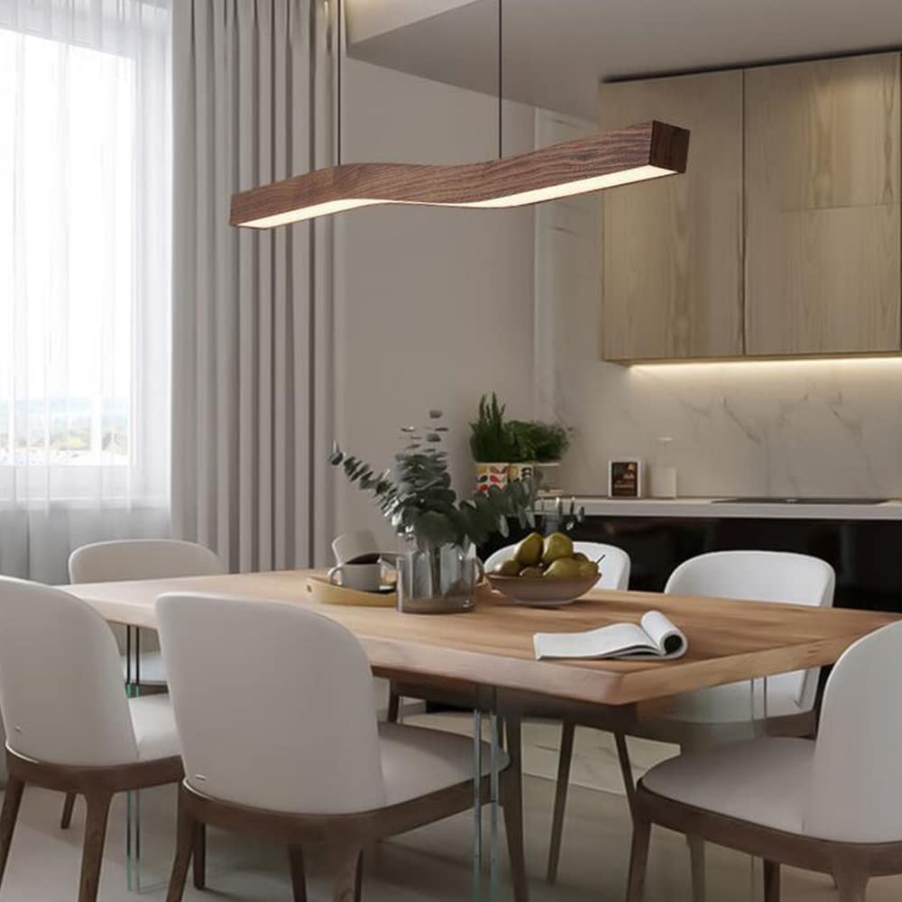 Ylen Nordic Pendant Light Walnut Colour Living Room/Bedroom/Dining Room