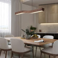 Ylen Nordic Pendant Light Walnut Colour Living Room/Bedroom/Dining Room